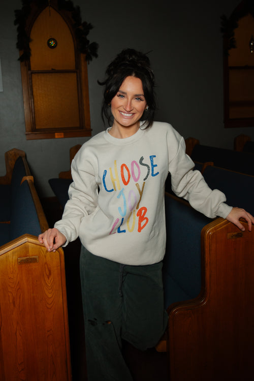Choose Joy Club Crewneck