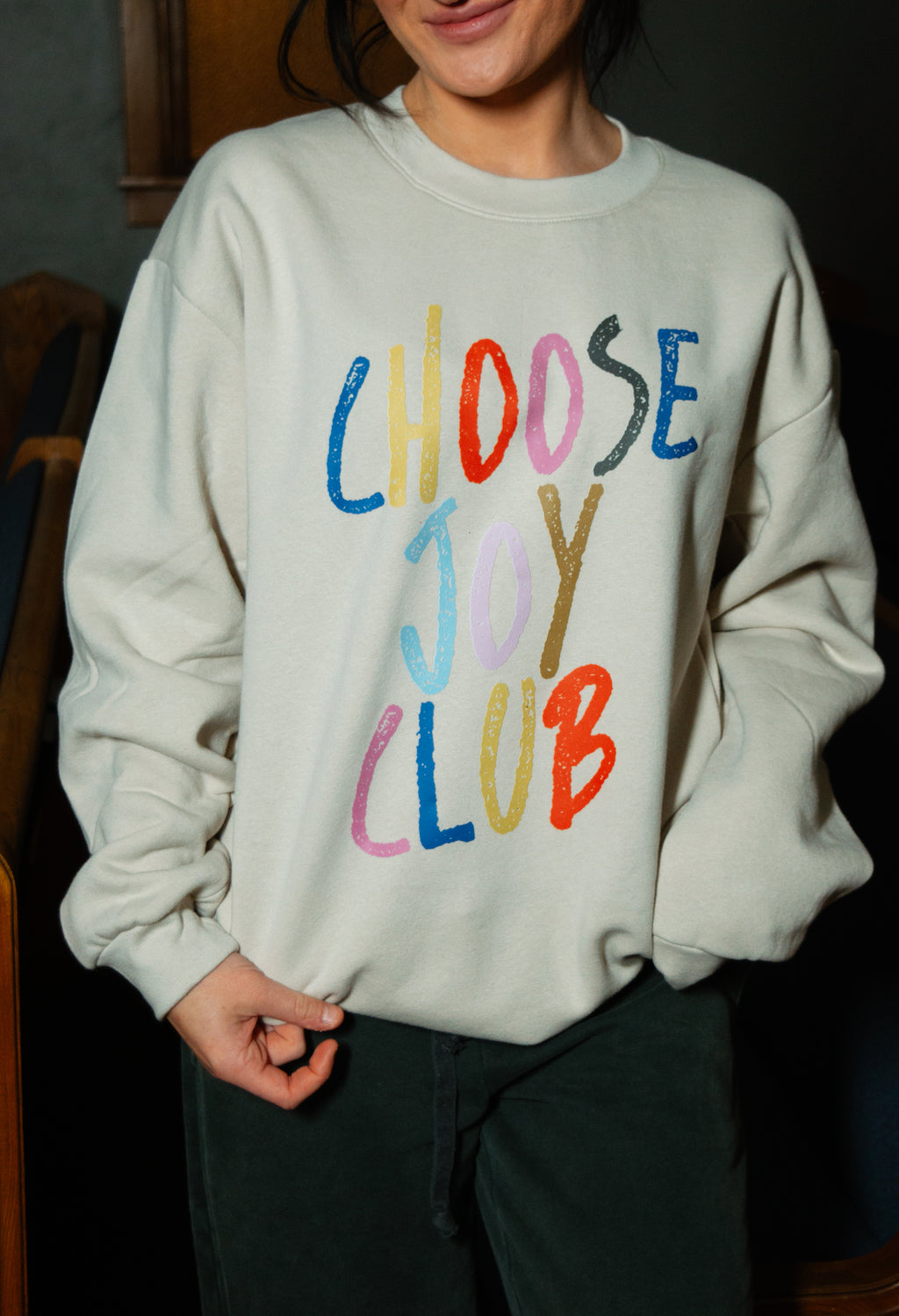 Choose Joy Club Crewneck